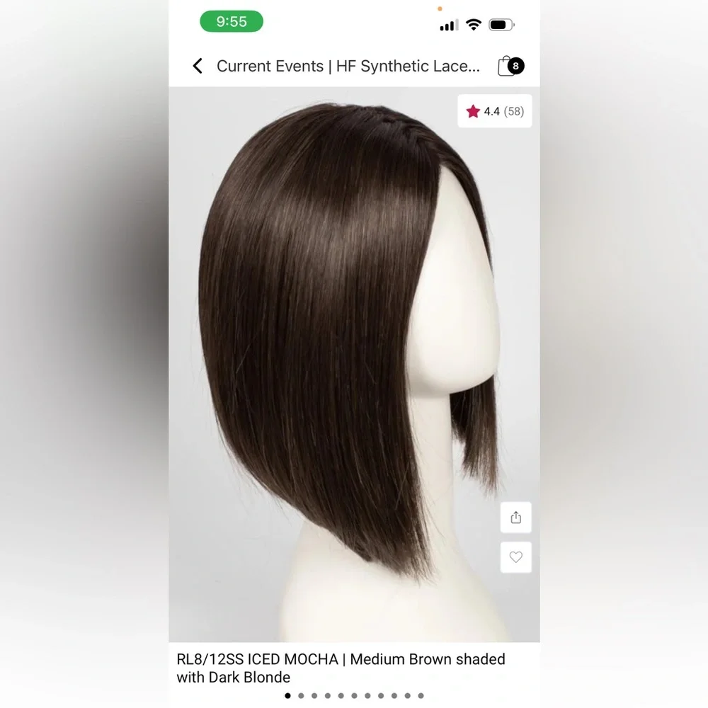 Raquel Welch Current Events RL8/12SS Wig - Picture 1 of 7